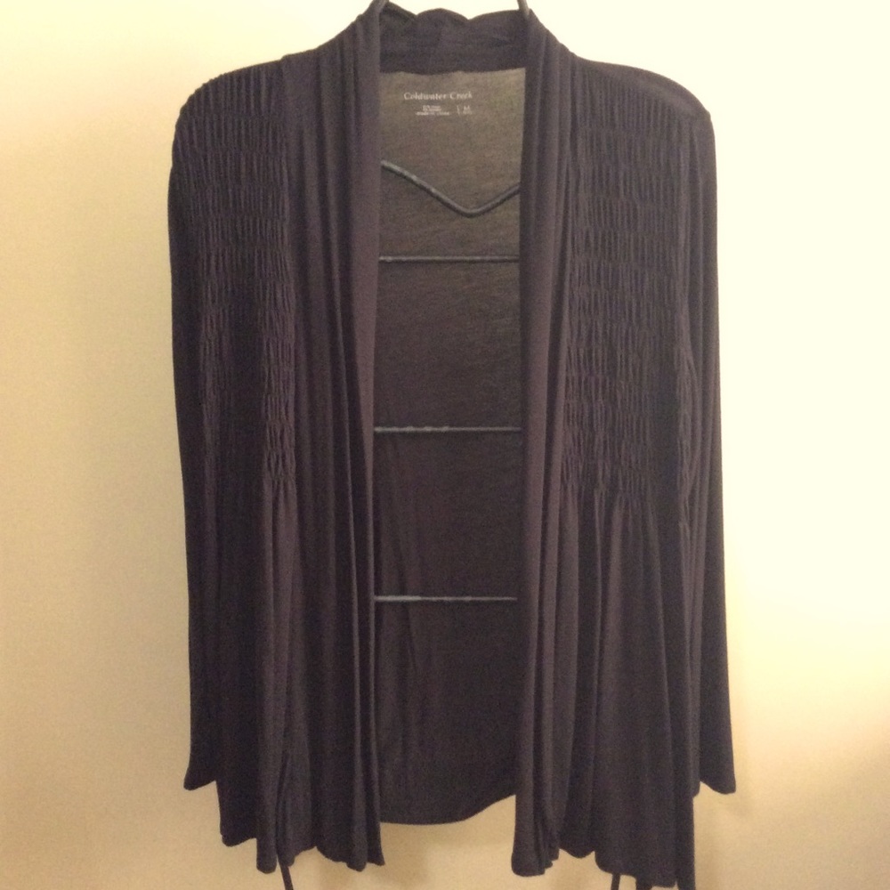 Coldwater Creek Black cardigan